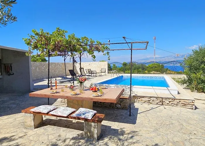 Stone House With Pool, Set In Idillic Countryside - Mir Postira